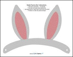 Printable Bunny Ears