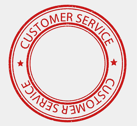 Customer Service Stamp