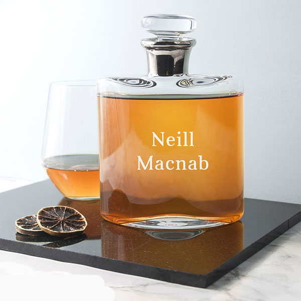 Engraved Whisky Decanter