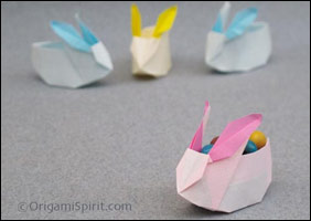 Origami Bunny Box