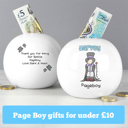 Page Boy Gifts Under a Tenner