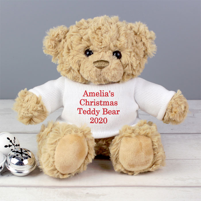 Personalised Christmas Teddy Bear