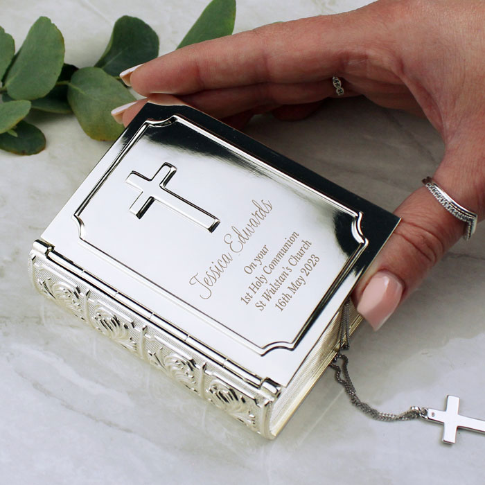 Personalised Bible Trinket Box