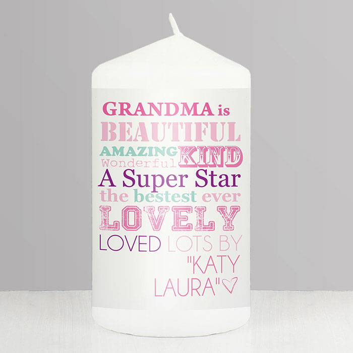 Personalised She Is Candle