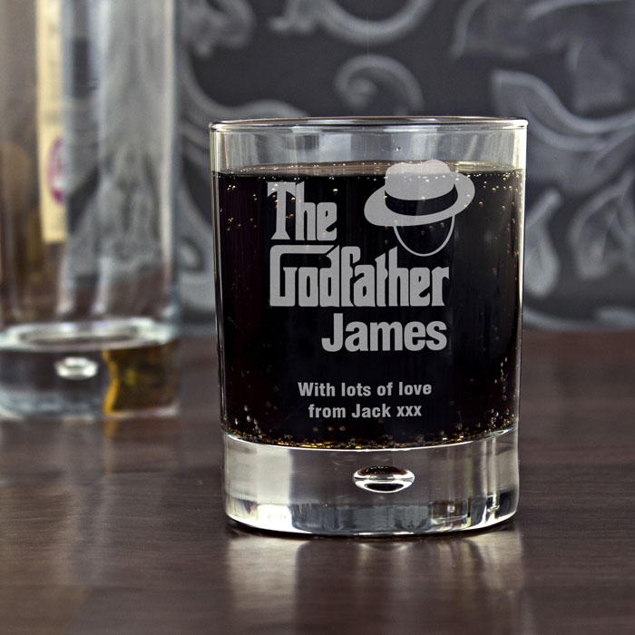 The Godfather Personalised Whisky Glass Exclusive