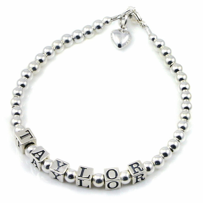 Sterling Silver Name Bracelet