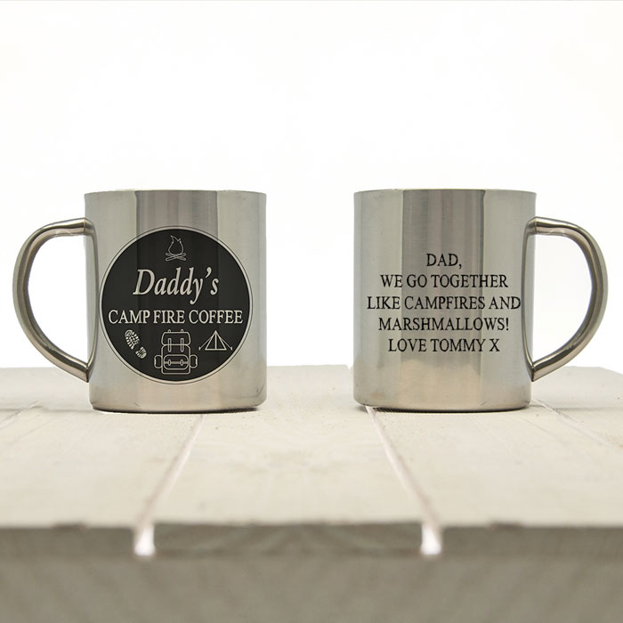 Daddys Personalised Campfire Coffee Outdoor Mug