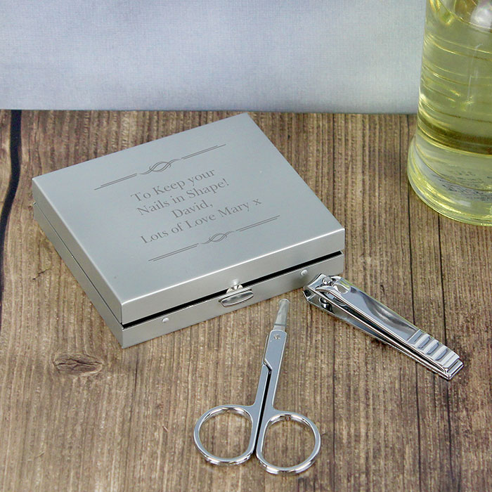 Personalised Any Message Manicure Set