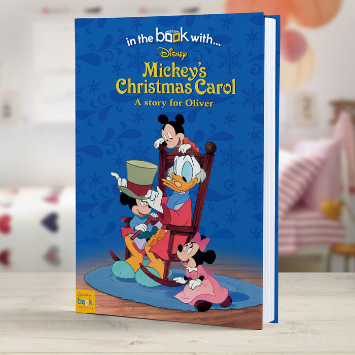 Personalised Disney Mickeys Christmas Carol Book