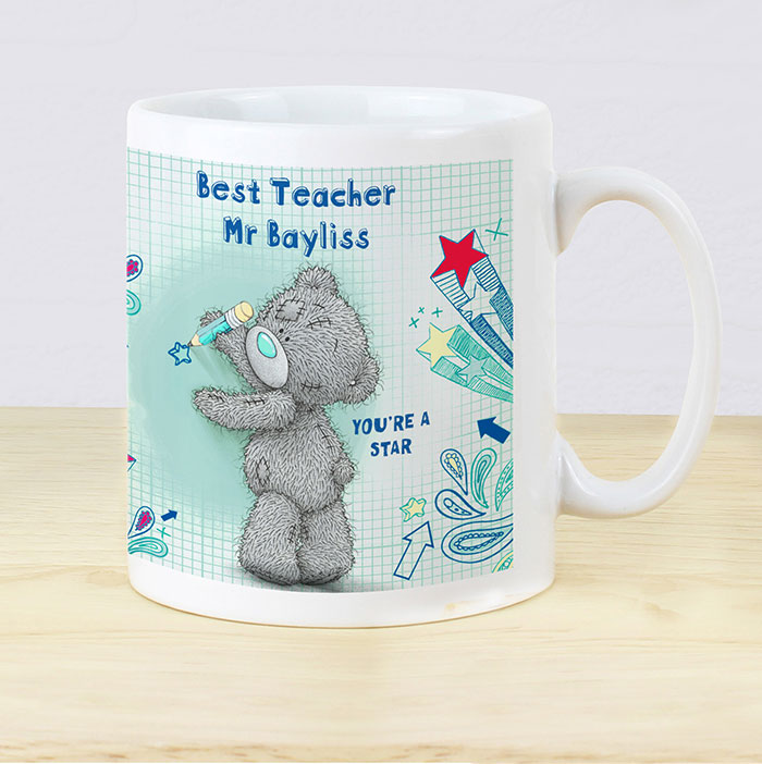 Personalised Me To You Tatty Teddy Teacher Mug