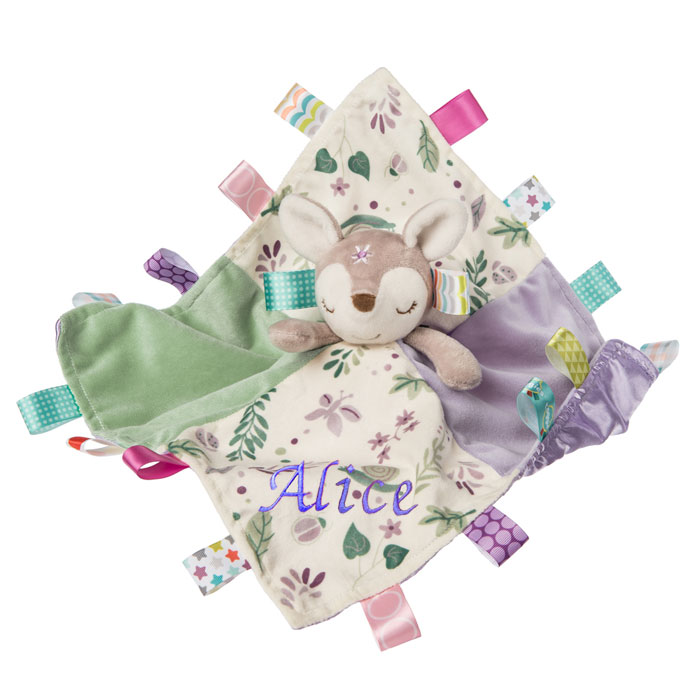 Personalised Flora Fawn Character Taggie Baby Comforter