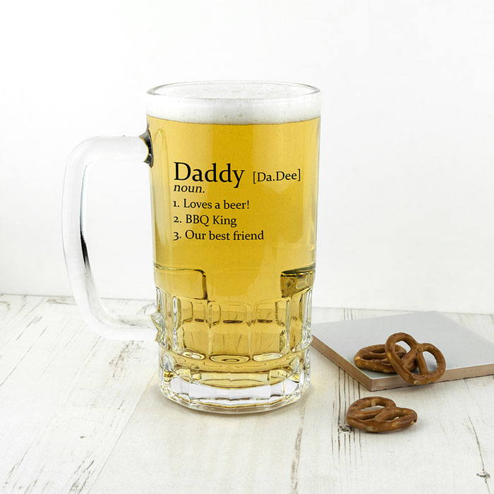 Definition Personalised Beer Glass Tankard