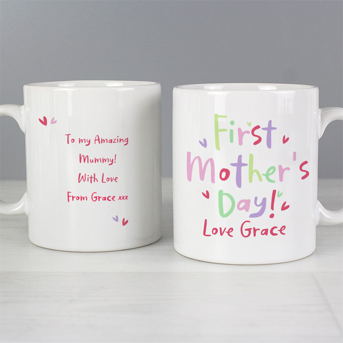 Personalised Happy First Mothers Day Mug