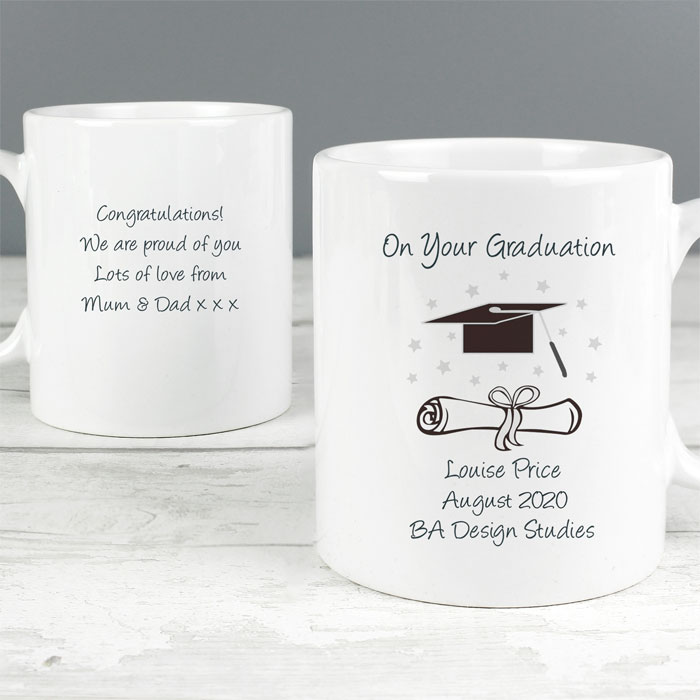 Personalised China Graduation Mug