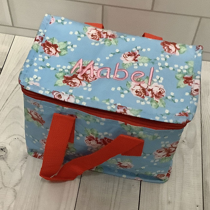 Personalised Roses Lunch Bag