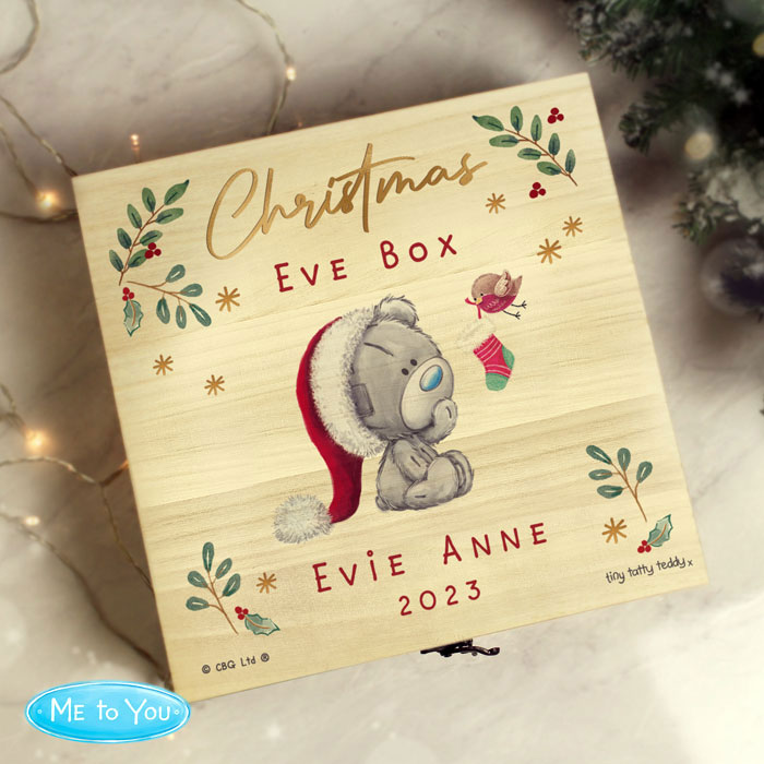 Personalised Tiny Tatty Teddy Christmas Eve Box 