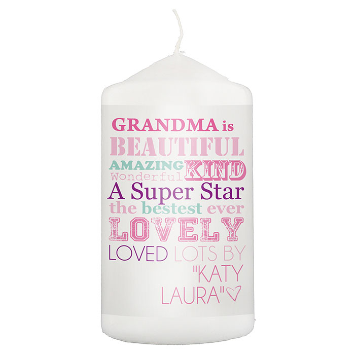 Personalised She Is Candle