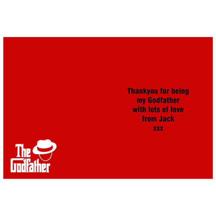 The Godfather Personalised Card