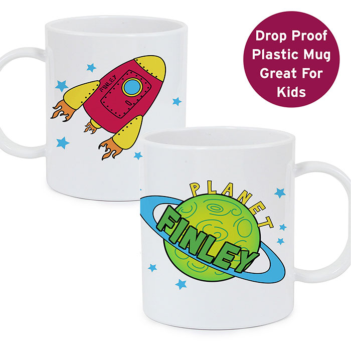 Drop Proof Personalised Space Name Mug