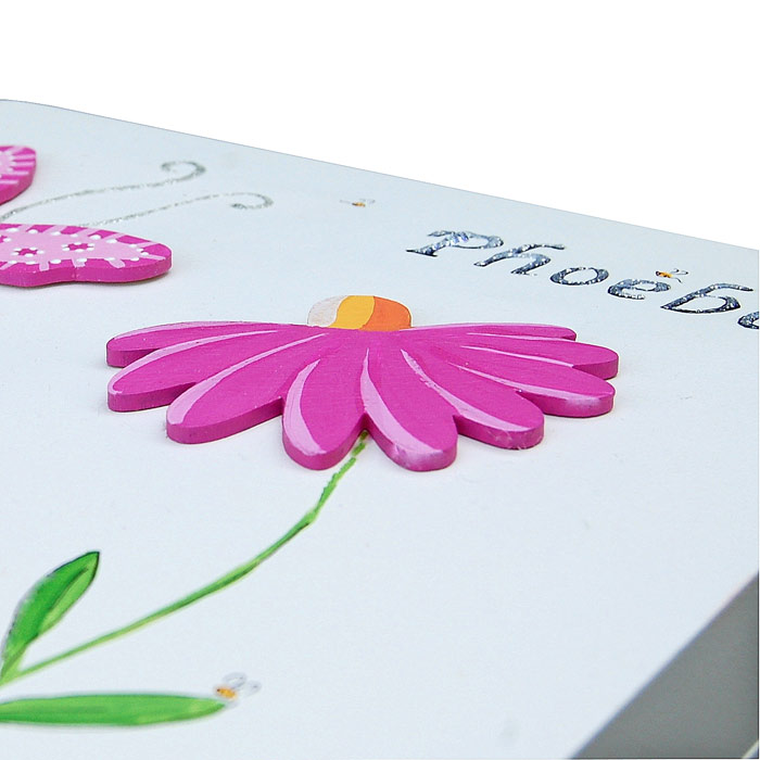 Butterfly and Daisies Personalised Keepsake Box