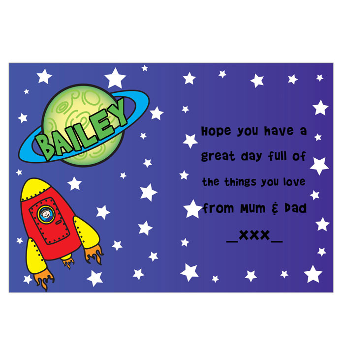 Personalised Space Card