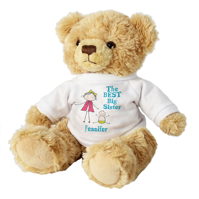 Personalised Best Big Sister Teddy Bear Exclusive