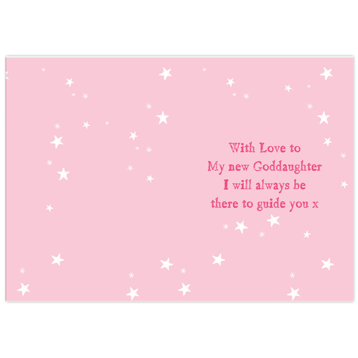 Personalised Christening or Communion Card Little Girl