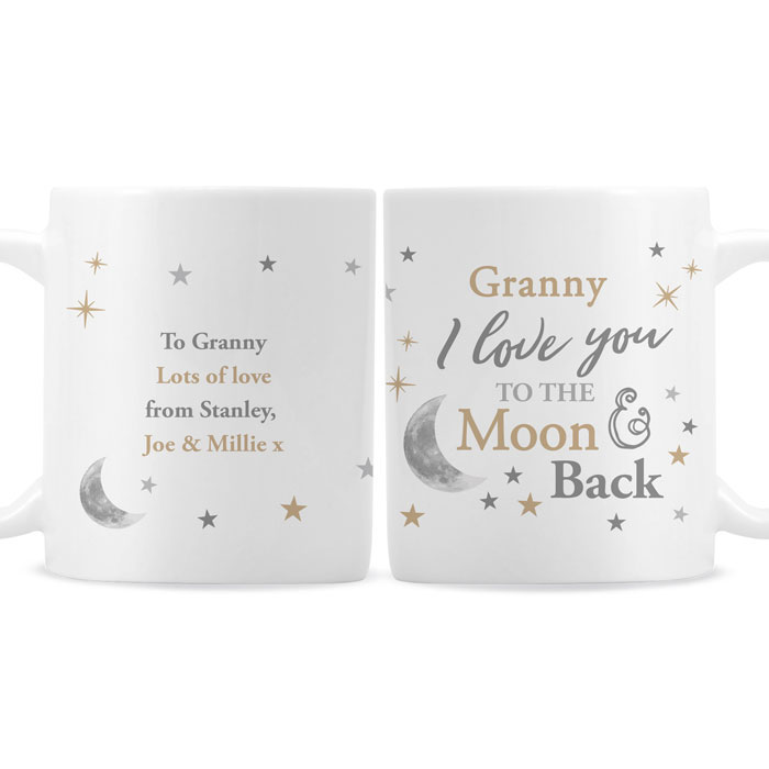 Personalised To the Moon and Back Mug Any Name and Message