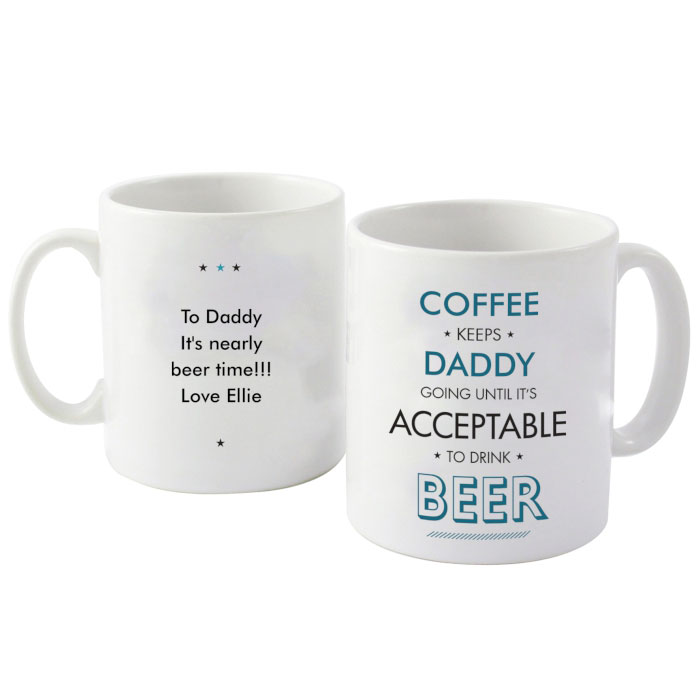 Personalised Acceptable To Drink Mug