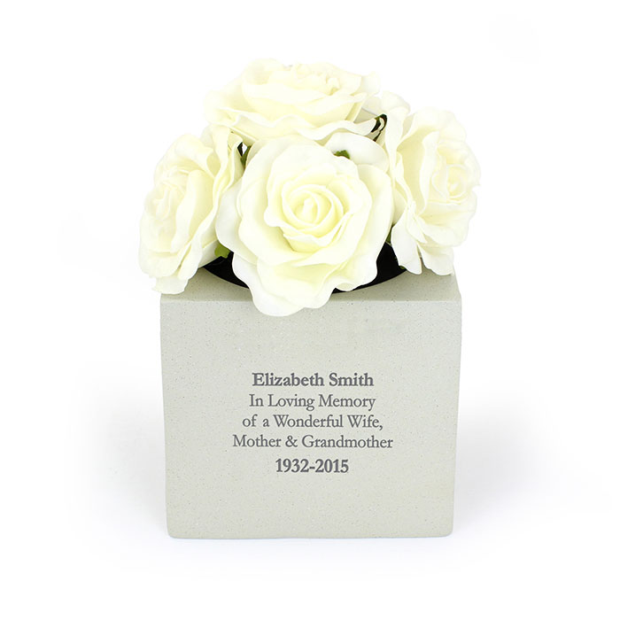 Personalised Memorial Graveside Vase