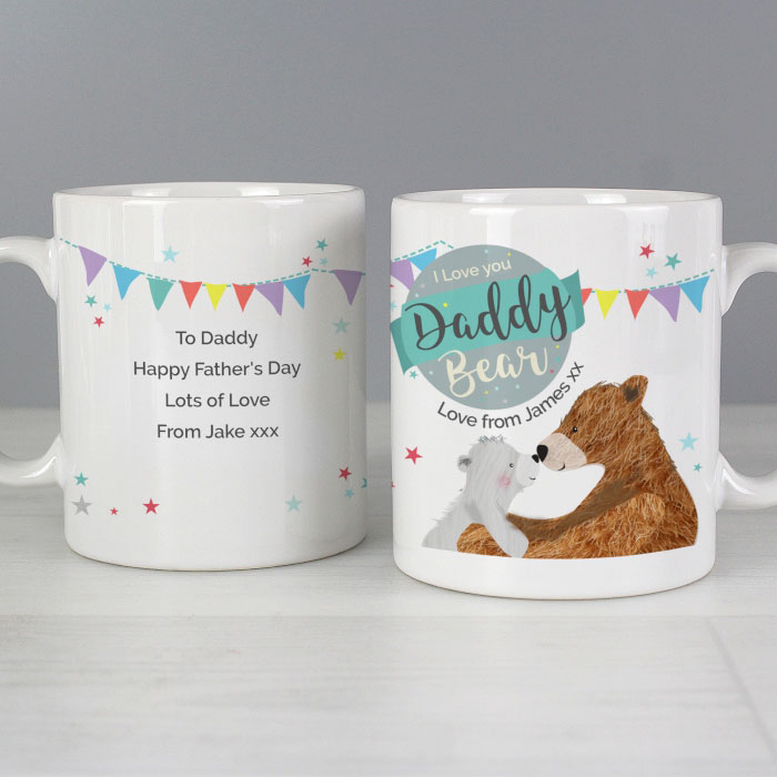 Personalised Daddy Bear Ceramic Mug