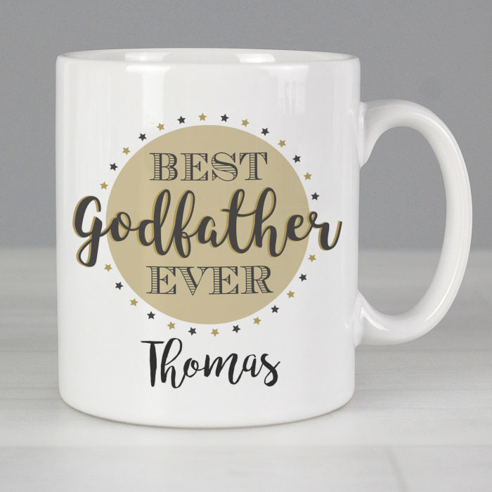 Personalised Best Godfather China Mug