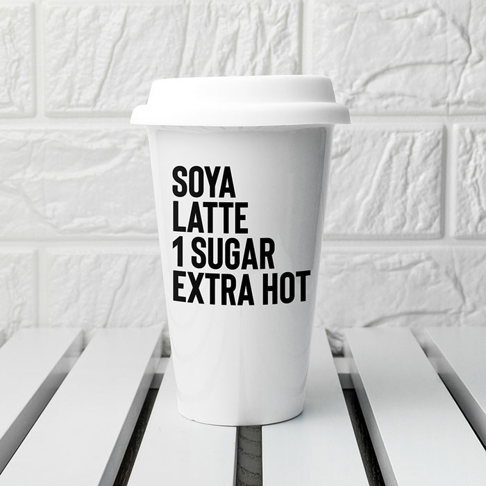 Personalised My Order Travel Coffee Mug