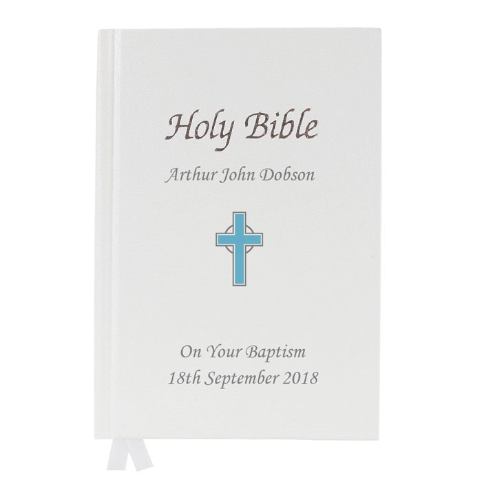 Personalised Blue Cross Childrens Bible