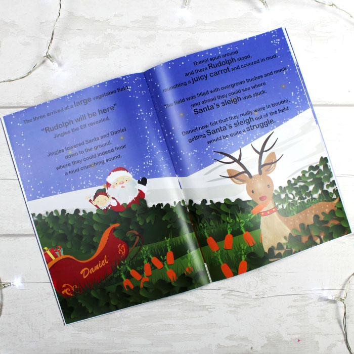 Personalised Boys Its Christmas Story Book