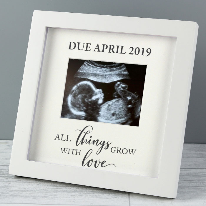 Personalised All Things Grow 4x3 Inch Baby Scan Photo Frame
