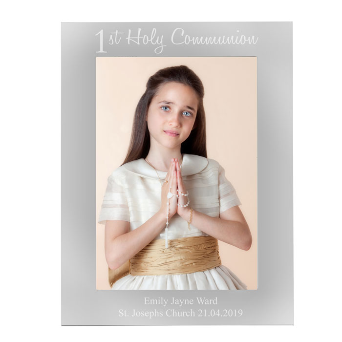 Personalised First Holy Communion 5x7 Aluminium Photo Frame