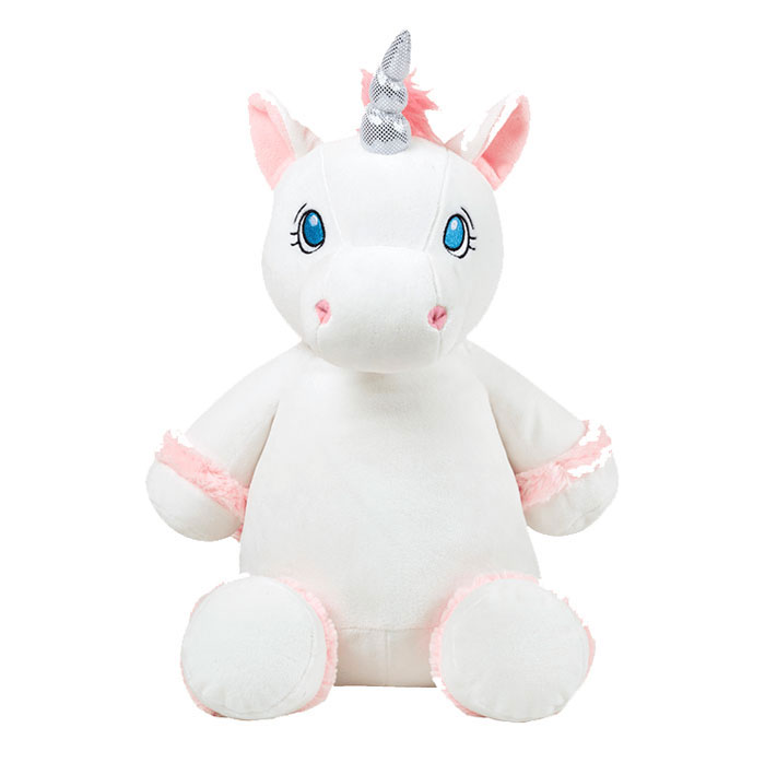 Personalised White Cubbies Little Sister Unicorn Soft Toy