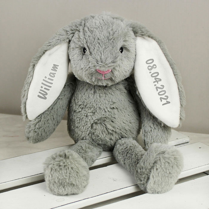 Personalised Flower Girl or Page Boy Teddy Bunny Soft Toy