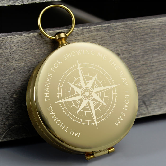Personalised Engraved Keepsake Compass