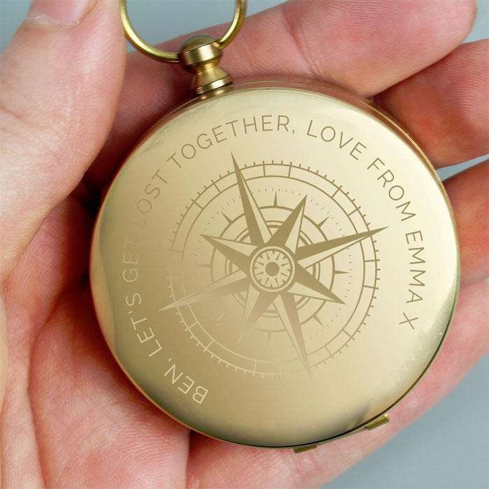 Personalised Engraved Keepsake Compass