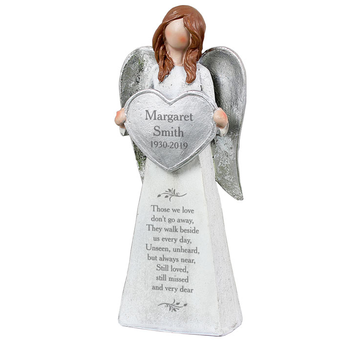 Personalised Memorial Angel Keepsake Ornament
