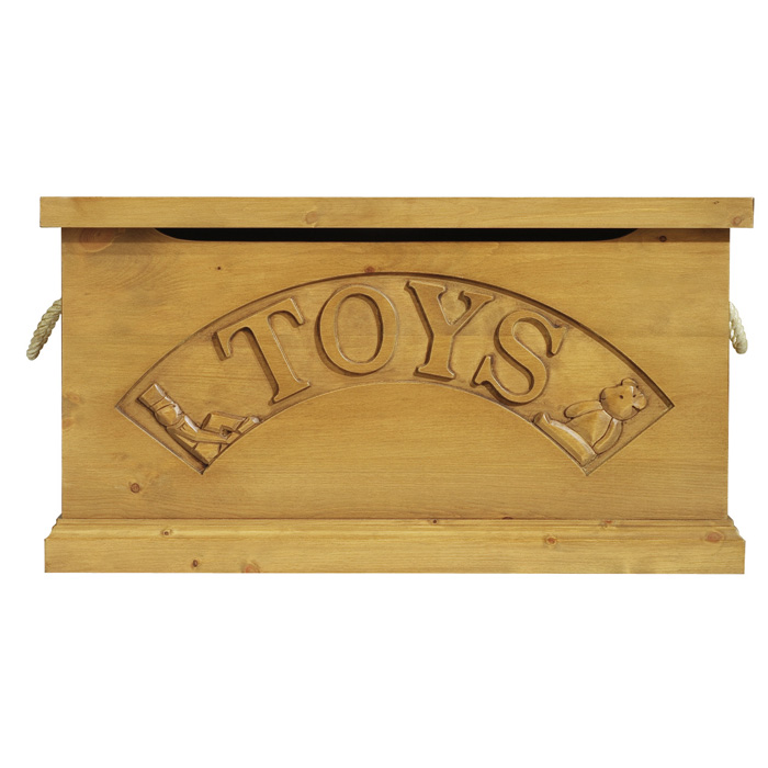 Traditional Wooden Personalised Toy Chest