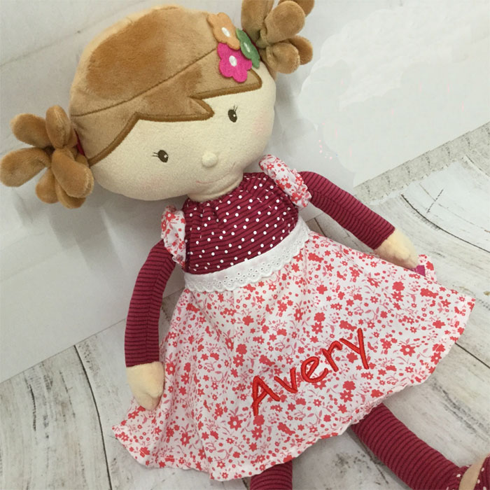 Personalised Fair Trade Doll Scarlett