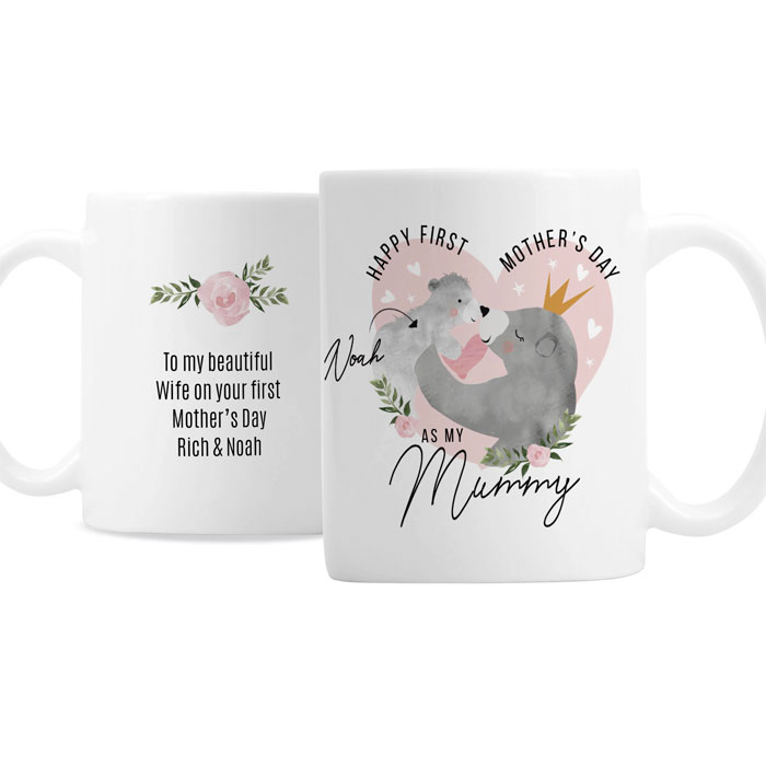 Personalised 1st Mothers Day Mama Bear Mug