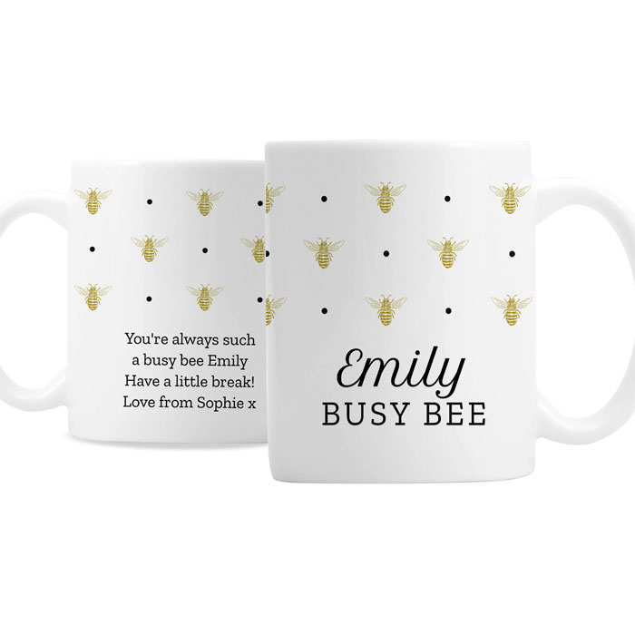 Personalised Queen Bee Balmoral Mug