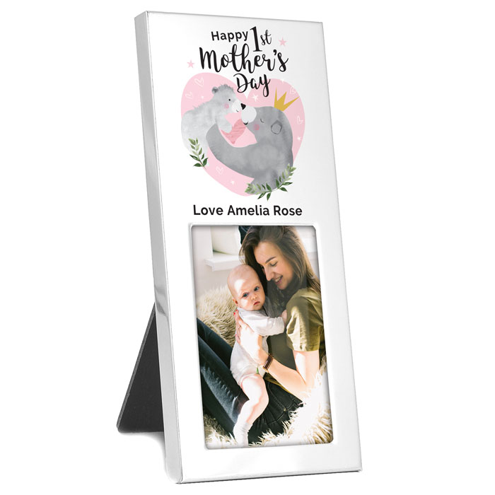 Personalised 1st Mothers Day Mama Bear Photo Frame