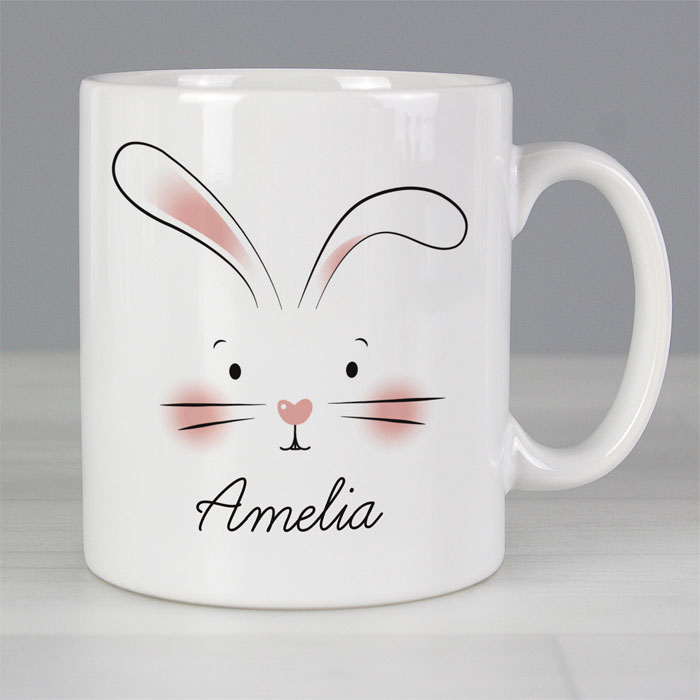 Personalised Bunny Features China Easter Mug
