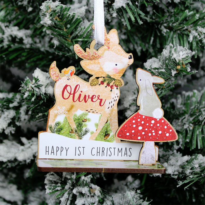 Personalised Make Your Own Festive Fawn 3D Decoration Kit