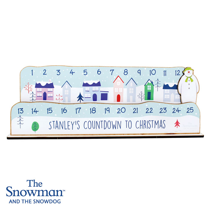 Personalised Make Your Own The Snowman Christmas Countdown